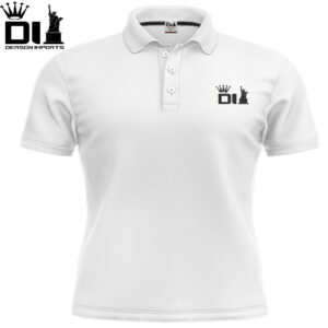 Camisa Dry Fit Polo Branca Lisa Masculina