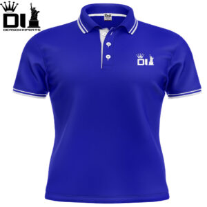 Camiseta Polo Masculina Azul Dry Fit