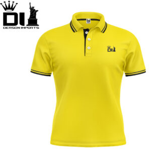 Camisa Polo Dry Fit Masculina Amarela