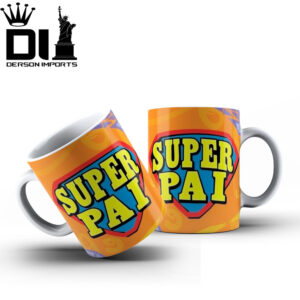 Caneca Personalizada Super Pai – Presente Especial para o Dia dos Pais